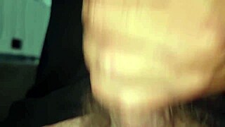 Arriving with Intense Cumshot in Sexy T-Shirt and Kinky Style