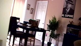 Babysitter In Stockings And Lingerie Secretly Sits On My Face While Parents Are Away