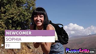 this cute latina teen sophia loves posing nude and wandering outdoors