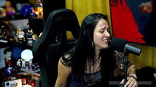 Bi Mejia Fucked Hard on Podcast Table with Foot Kissing