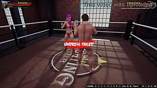 Yo, Ethan battles Anise Valentine in wild 3D naked wrestling!