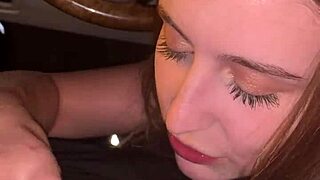 Blonde Petite Teen Laney Grey Sucks Hung Driving Instructor in POV Action