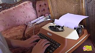 skinny lover interrupts for steamy lesbian sex