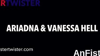 i'm spicy lesbian babe fisting narrow twats and anals, farting included