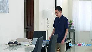 Spank your step sis and pound her shaved pussy now