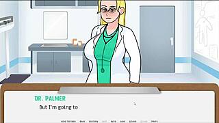 yo, what’s up with this cartoon milf doctor in hospital?