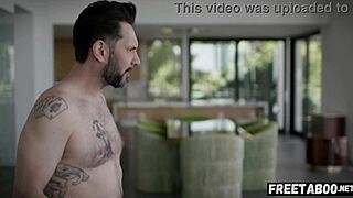 Innocent step siblings tricked into wild foursome by nudist step-parents