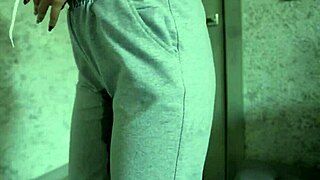 Petite Teen Desperation Pee In Shaved Homemade Action!