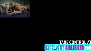 Horny Lesbians Lick Each Others Pussy Hard