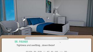 yo, what’s up with this cartoon milf doctor in hospital?