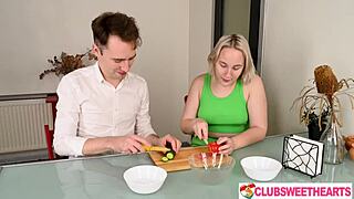 Curly Beauty Avrora Murai Slams Hard with Neighbor for Clubsweethearts