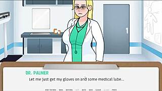 yo, what’s up with this cartoon milf doctor in hospital?