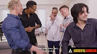 Hot Stripper Kitana Montana Caught in Wild Gangbang by Boyfriend and Friends