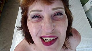 mature redhead dawnskye1962 begs sean to breed her in a surprising retro video clip.