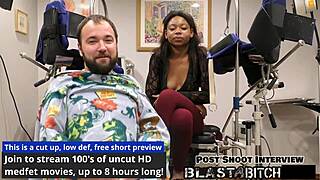 minnie rose casually gives blowjob backstage, then gets face blasted with cum