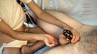 Orgasm Denial Hits Hard in Femdom Cage Play