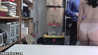 Dirty Cop Punishes Teen Shoplifter with Hard Fuck