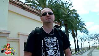 hey, this teen girl with small tits and big pussy gets fucked hard by two guys