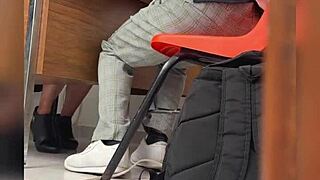 latina teacher bangs student in classroom public video