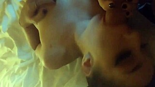 slutty teen 18+ with nice ass small tits and big nipples sucks cock in homemade video