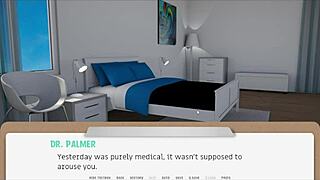 yo, what’s up with this cartoon milf doctor in hospital?