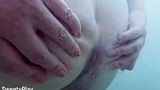 yo, check this underwater anal milk enema with farting... wild stuff!