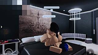 Femboy Gets Fucked Hard in Roblox Game by Rich Ladyboy