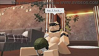 Cute Blonde Boy Bonds with Soldier Girl in Private