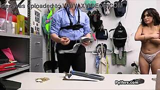 Big Tit Latina Punished Hard In Office.