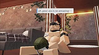 Cute Blonde Boy Bonds with Soldier Girl in Private