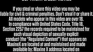 layla lust and maxine x finger fuck in hot lesbian scene