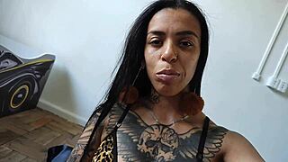 Joi teases in mirror with guided play until you burst hard.