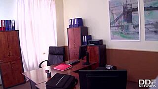 Slutty blonde MILF SUCKING and FUCKING big black cock