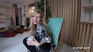 First time lesbians dive into hot, wet action