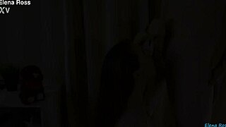 Pretty Babe Elena Ross Sucks Big Dick and Swallows Cum in Trailer