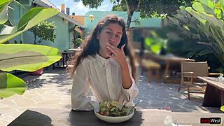 I begged my friend for a public cafe facial.