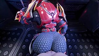 Female Sangheili FUCKS man with BIG TITS and MONSTER COCK!