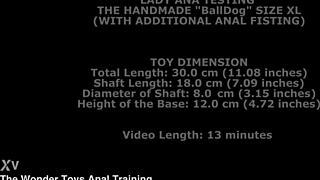 Lady Ana Tests Huge Balldog XL with Anal Fisting
