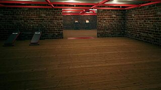 Girls Playing at the Gym in Secret