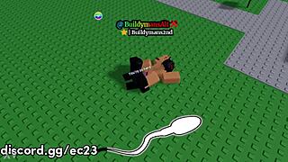 Roblox Girl Rides Cock Hard in Wild Game