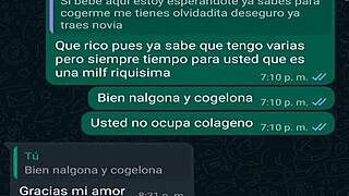 Latina Mexican Amateur Creampie in Homemade Web Chat