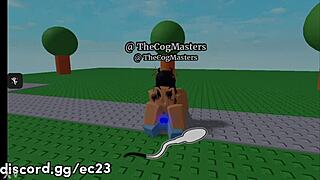 Roblox Girl Rides Cock Hard in Wild Game