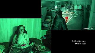 Young sister-in-law's wet pussy in several positions on sheer lingerie