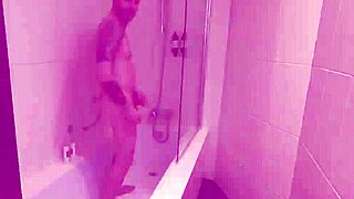 marina gold's real shower orgasm in rough anal pov action