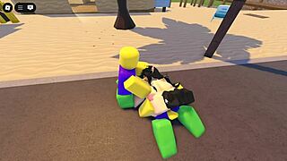 i got banged by three guys on the roblox whorblox street, sucking and fucking in doggystyle.