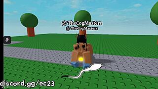 Roblox Girl Rides Cock Hard in Wild Game