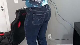 I slip into a sexy bikini with perfect tan lines