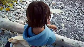 sofi bond, what are you reading by the sea in this pov clip?