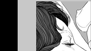 Speed Drawing: FFM Threesome with Anal and Pussy Licking by Kramer Krameroff