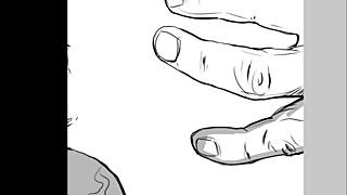 Speed Drawing: FFM Threesome with Anal and Pussy Licking by Kramer Krameroff